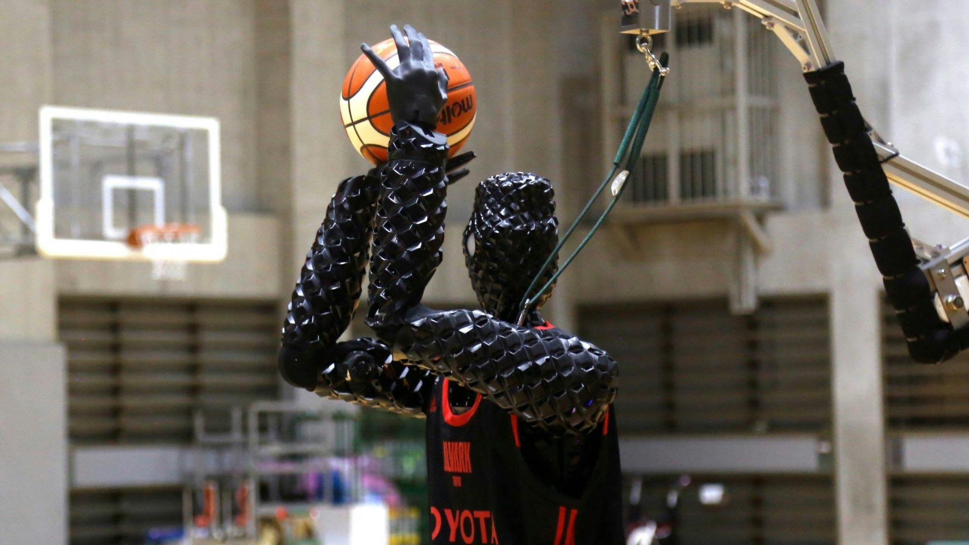 Robotic crossover incoming? Japanese basketball robot CUE has new dribble moves 